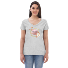 Load image into Gallery viewer, Just.If.I&#39;d Women’s recycled v-neck t-shirt
