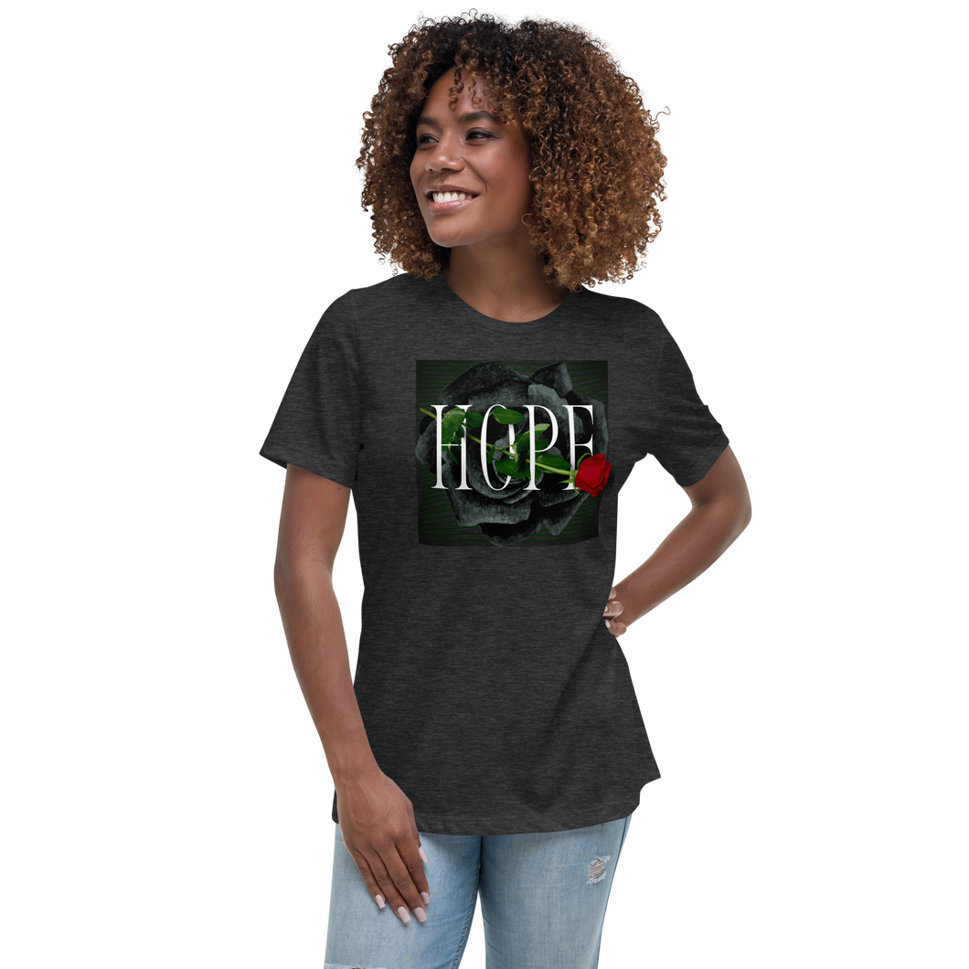 HOPE Rose Women's Relaxed T-Shirt